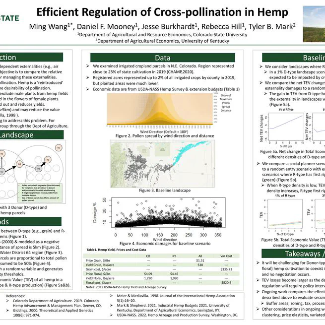 Efficient Regulation of Cross-pollination in Hemp